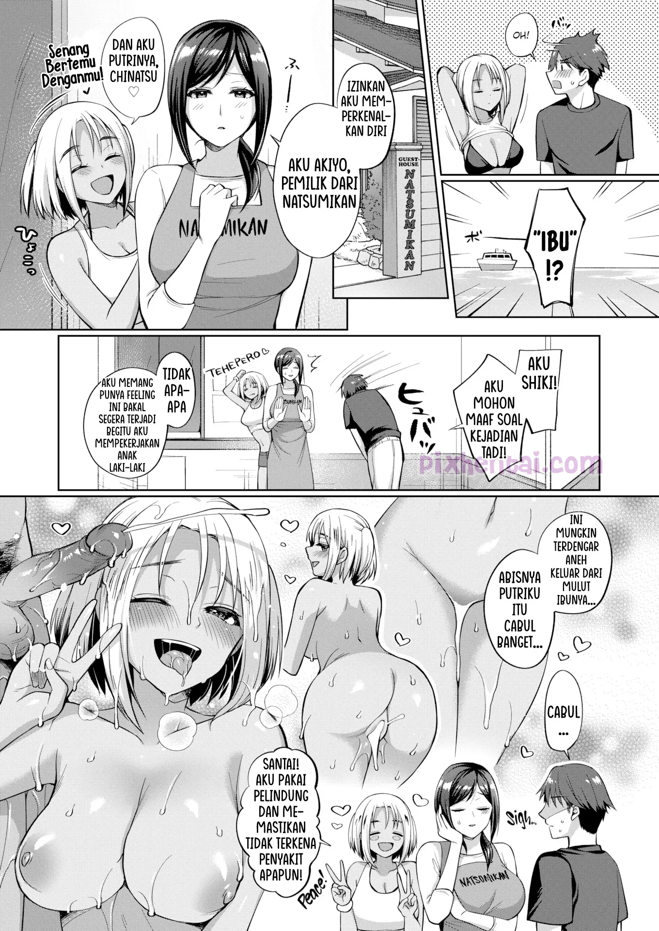 Komik hentai xxx manga sex bokep Everlasting Summer Island 1 4 Godaan seorang Gadis beserta Ibunya yang Janda 7